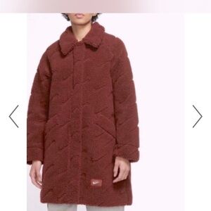 Nike Teddy Bear Long Coat new w tags size xs